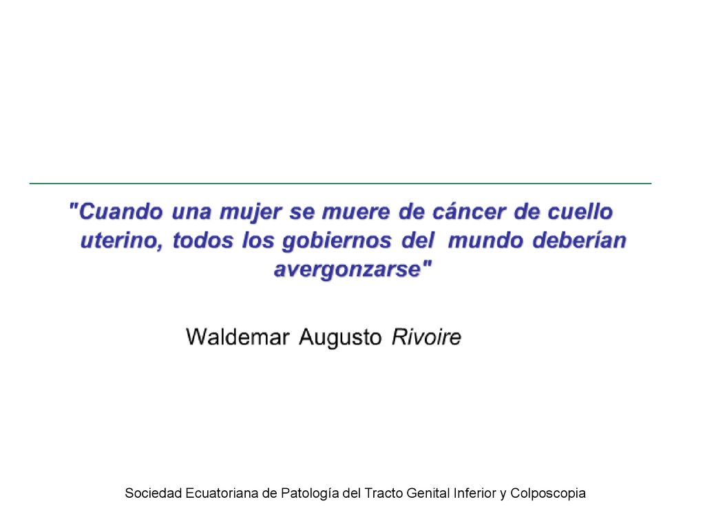 Sociedad Ecuatoriana de Patología del Tracto Genital Inferior y Colposcopia