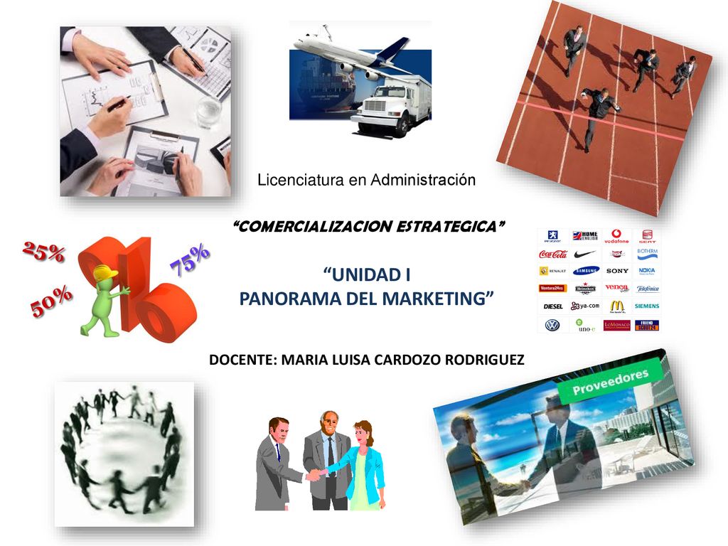 PANORAMA DEL MARKETING DOCENTE: MARIA LUISA CARDOZO RODRIGUEZ