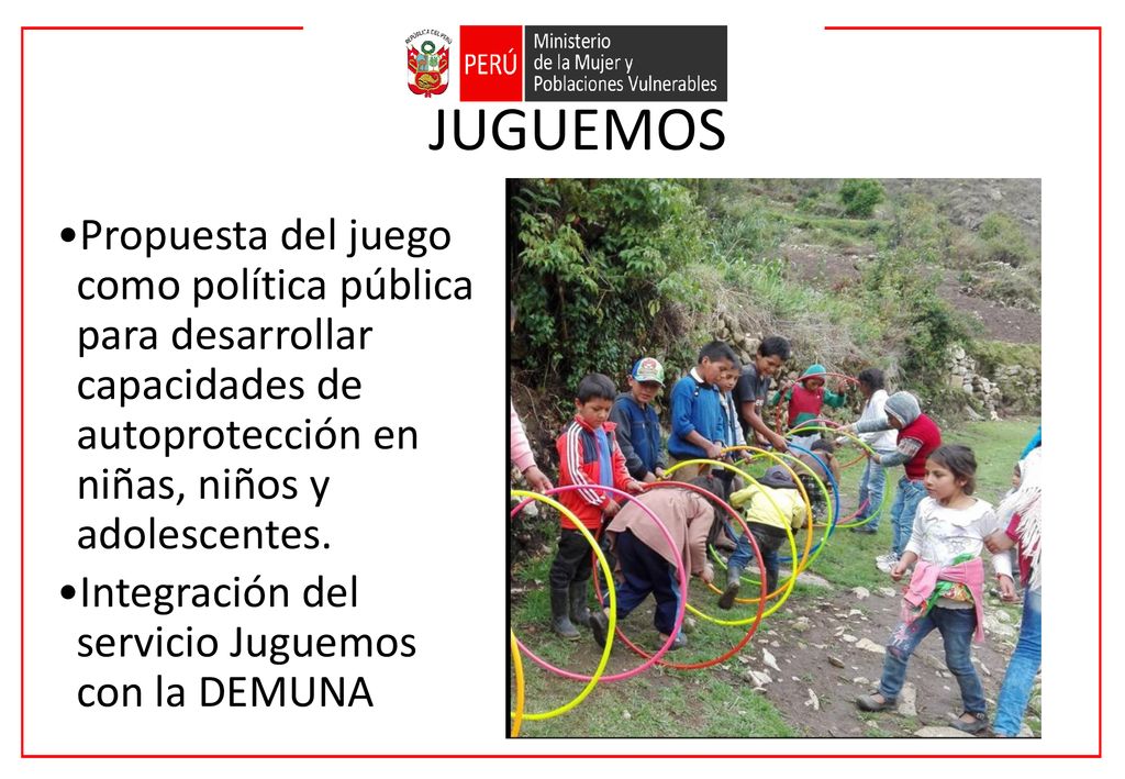 JUGUEMOS Propuesta del juego como política pública para desarrollar capacidades de autoprotección en niñas, niños y adolescentes.