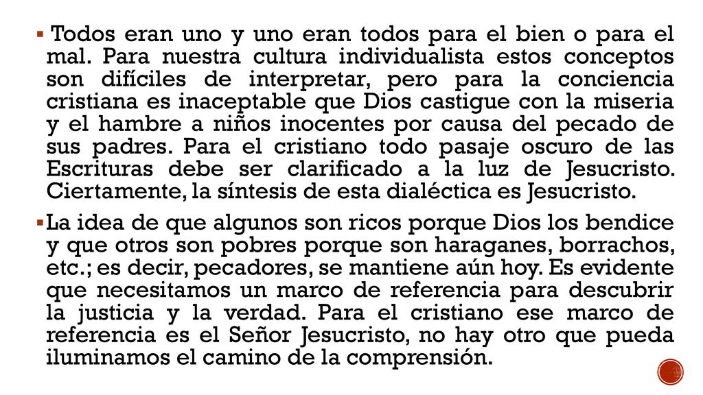 Todos eran uno y uno eran todos para el bien o para el mal