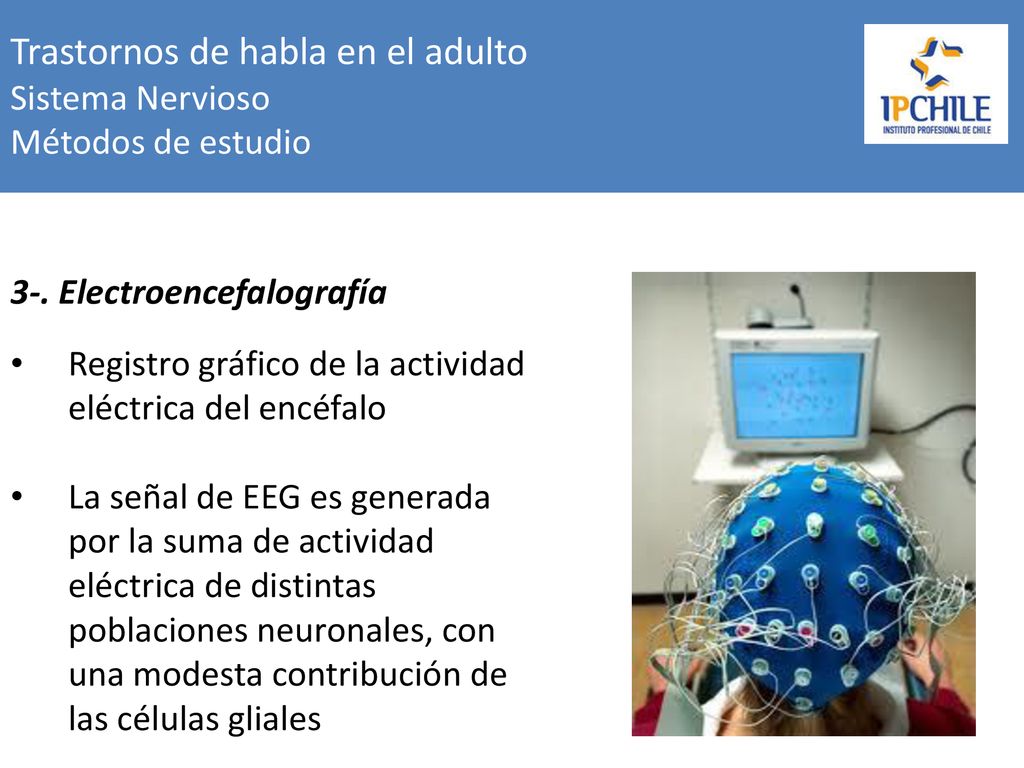 Trastornos de habla en el adulto Sistema Nervioso Métodos de estudio