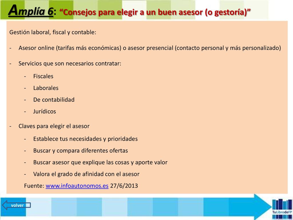Amplía 6: Consejos para elegir a un buen asesor (o gestoría)