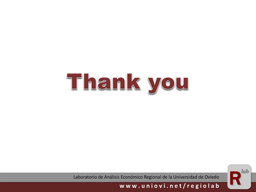 Thank you w w w . u n i o v i . n e t / r e g i o l a b