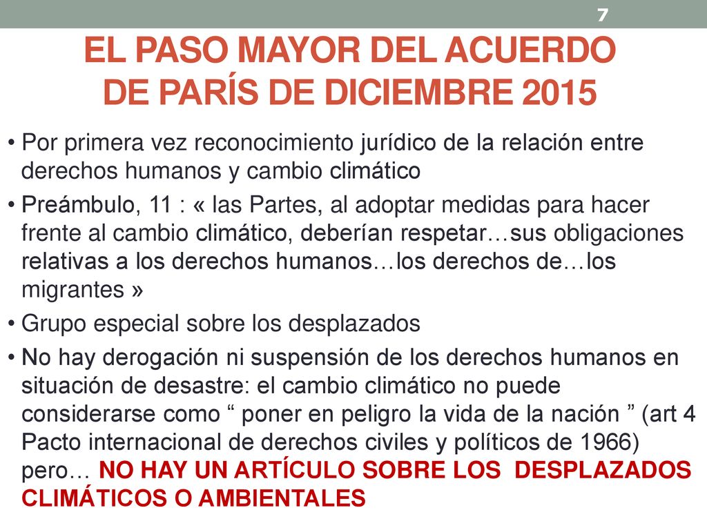 EL PASO MAYOR DEL ACUERDO DE PARÍS DE DICIEMBRE 2015