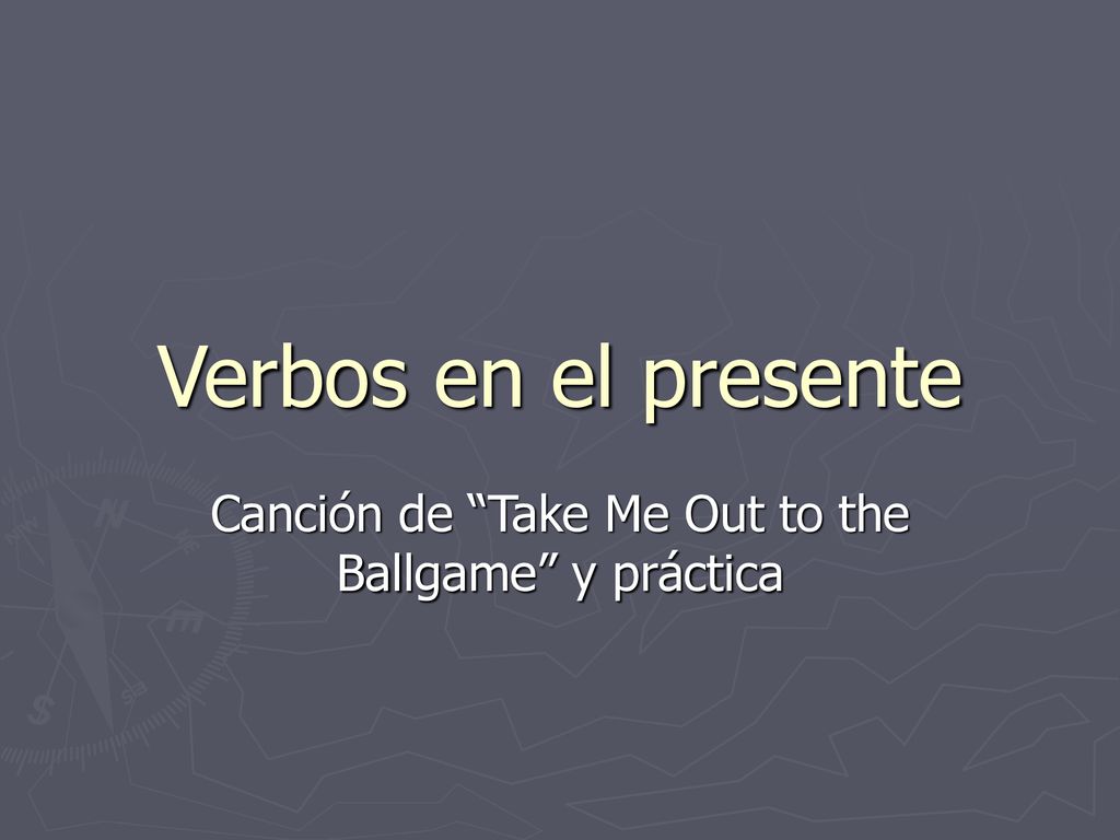 Canción de Take Me Out to the Ballgame y práctica