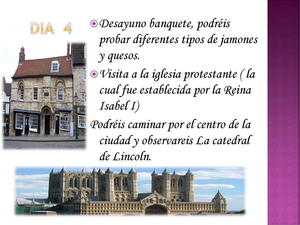 Dia 4 Desayuno banquete, podréis probar diferentes tipos de jamones y quesos.