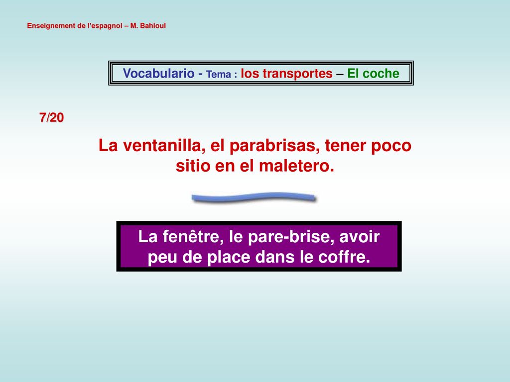 La ventanilla, el parabrisas, tener poco sitio en el maletero.