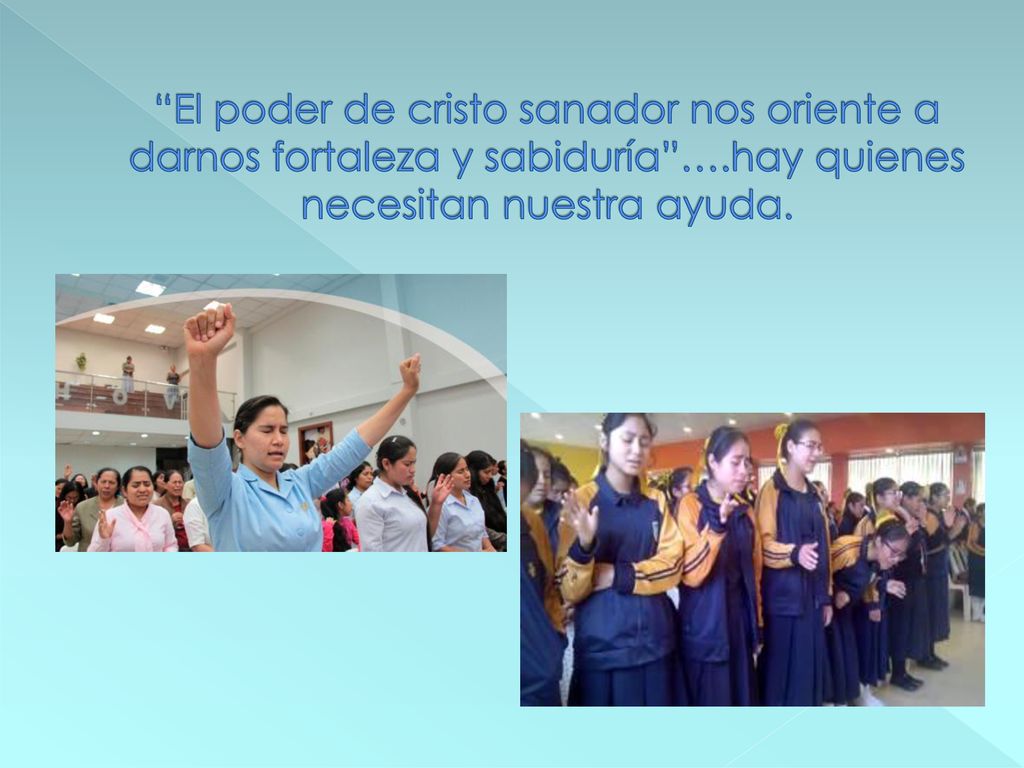 El poder de cristo sanador nos oriente a darnos fortaleza y sabiduría ….hay quienes necesitan nuestra ayuda.