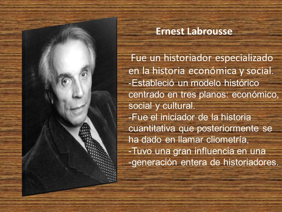 Fue un historiador especializado en la historia económica y social.