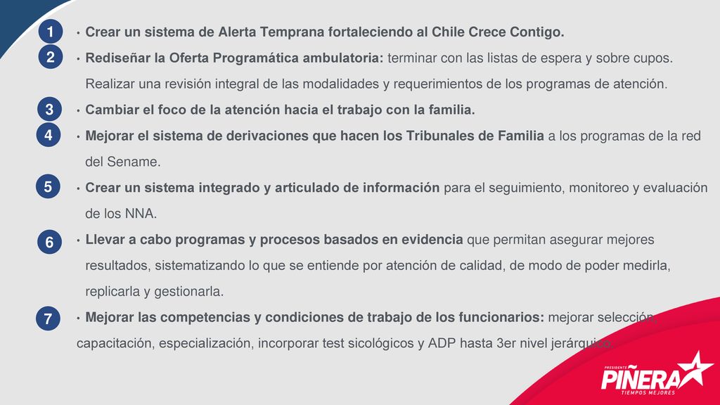 Crear un sistema de Alerta Temprana fortaleciendo al Chile Crece Contigo.