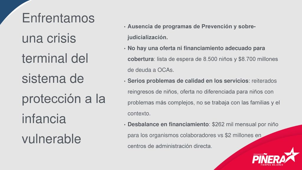 Enfrentamos una crisis terminal del sistema de protección a la infancia vulnerable