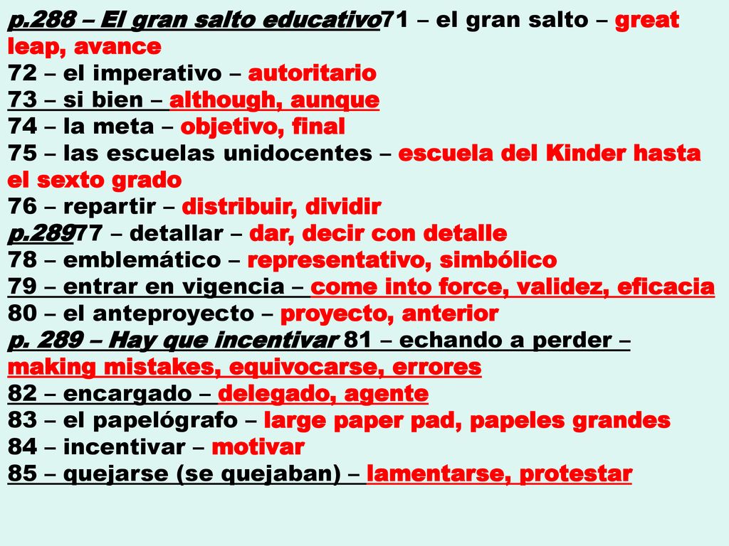 p.288 – El gran salto educativo71 – el gran salto – great leap, avance