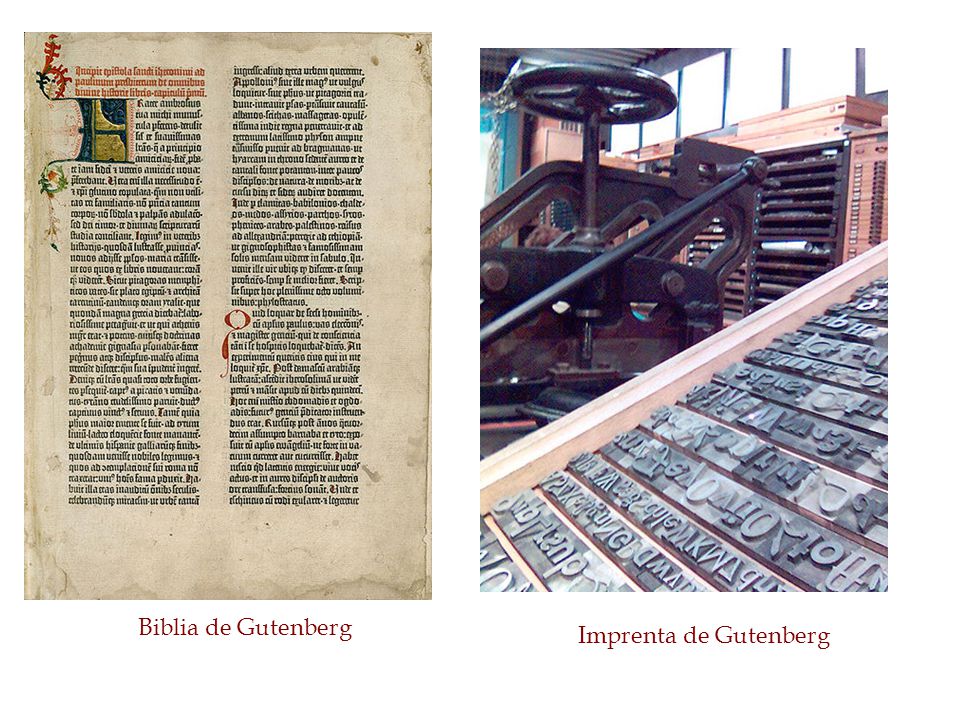 Biblia de Gutenberg Imprenta de Gutenberg