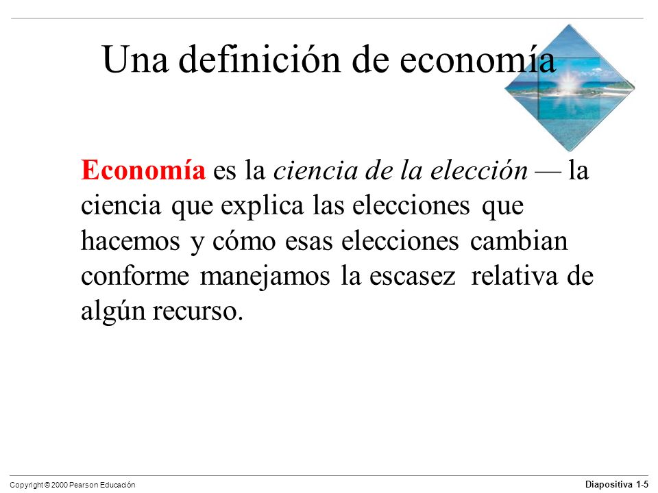Una definición de economía