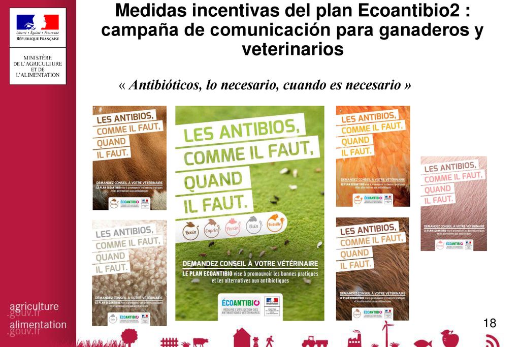 Medidas incentivas del plan Ecoantibio2 : campaña de comunicación para ganaderos y veterinarios