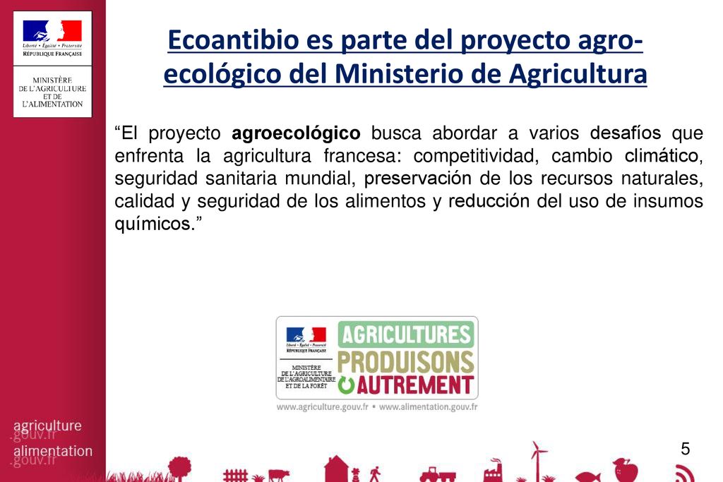 Ecoantibio es parte del proyecto agro- ecológico del Ministerio de Agricultura