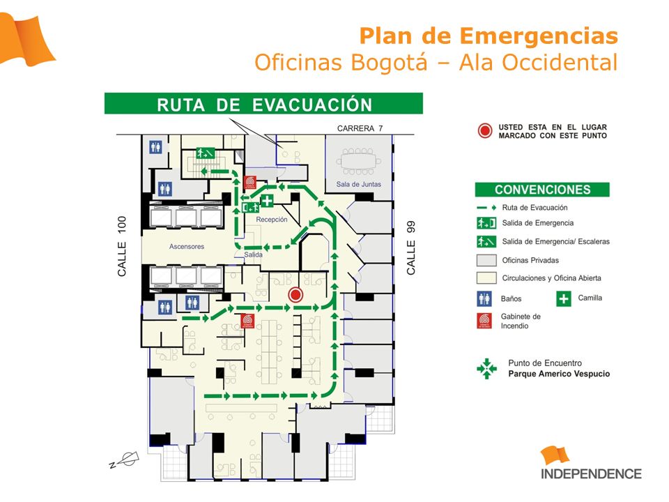 Plan de Emergencias Oficinas Bogotá – Ala Occidental