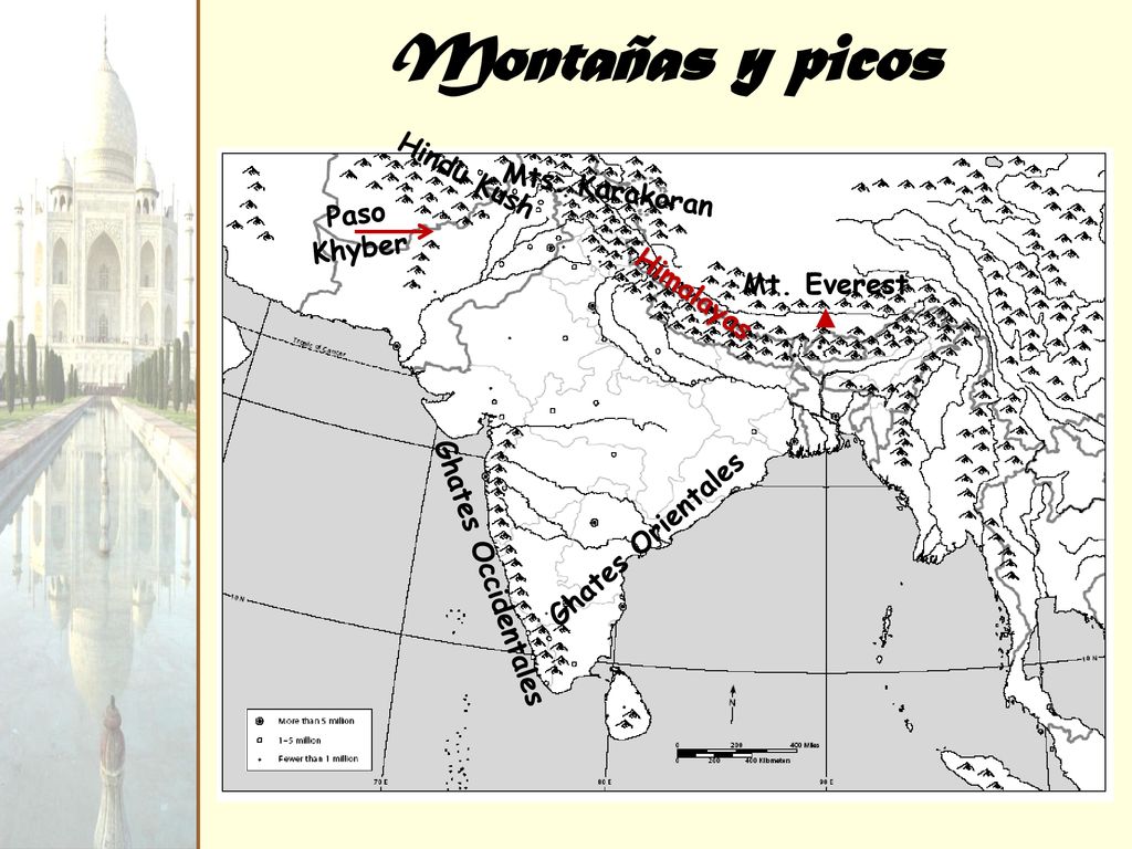 Montañas y picos Hindu Kush Mts. Karakoran Paso Khyber Himalayas