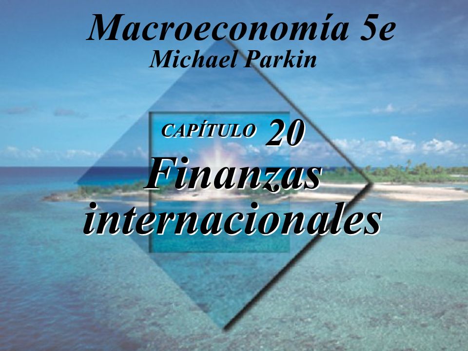 CAPÍTULO 20 Finanzas internacionales