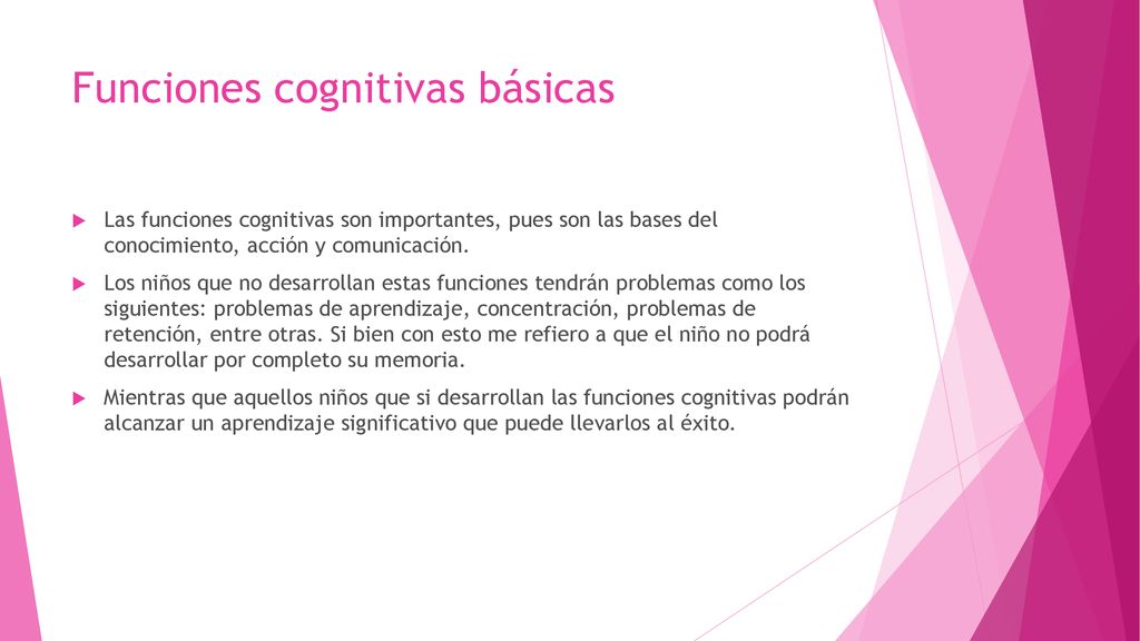 Funciones cognitivas Por Javiera Díaz. - ppt descargar