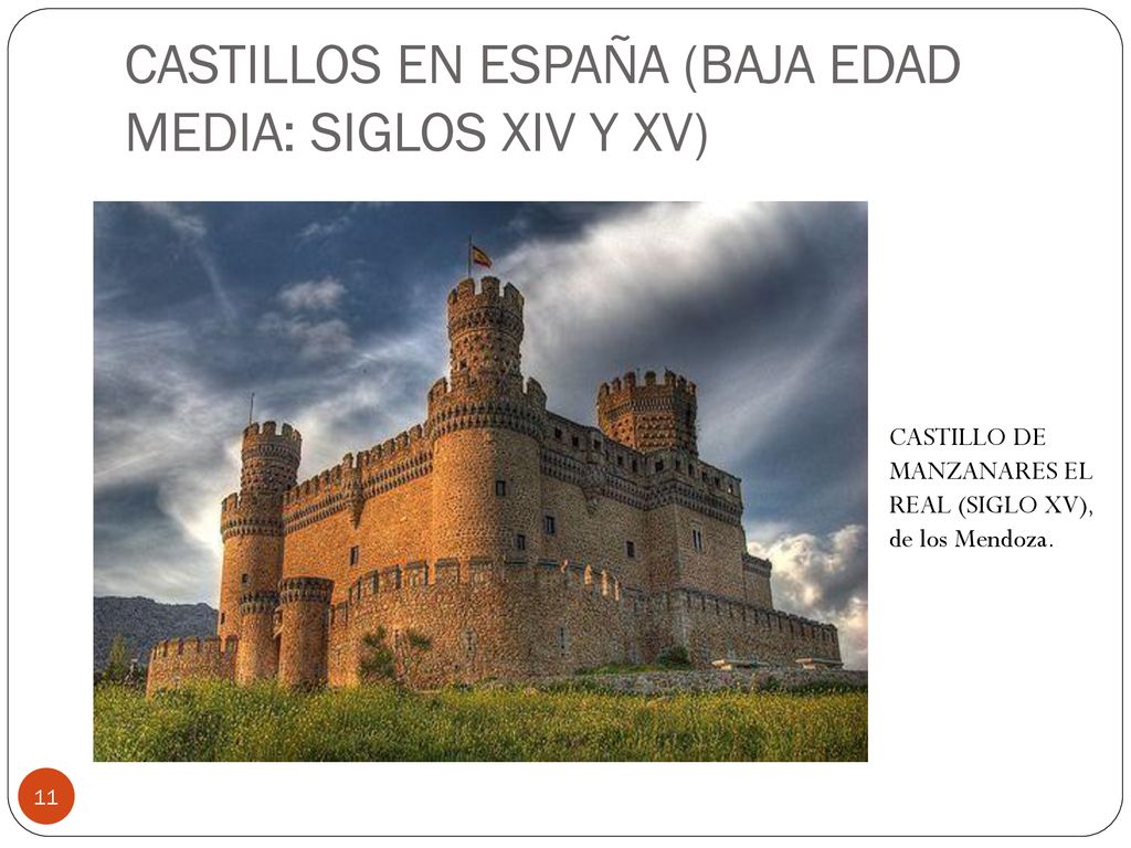 CASTILLOS EN ESPAÑA (BAJA EDAD MEDIA: SIGLOS XIV Y XV)
