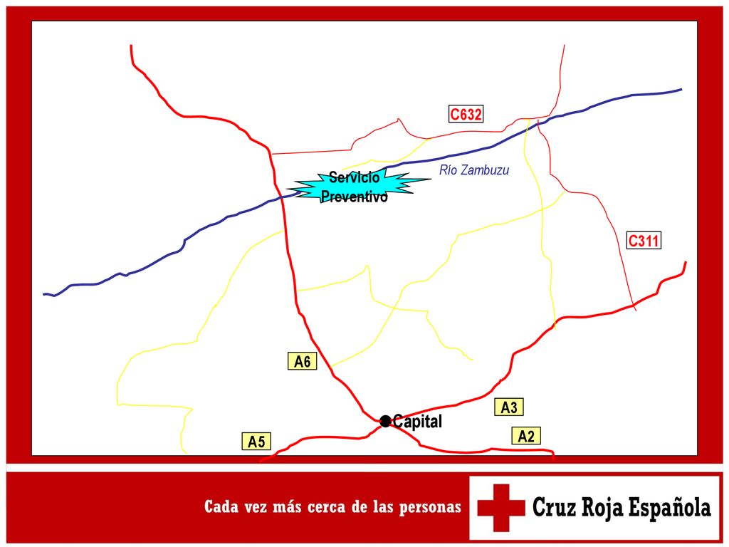 C632 Río Zambuzu Servicio Preventivo C311 A6 A3 Capital A2 A5
