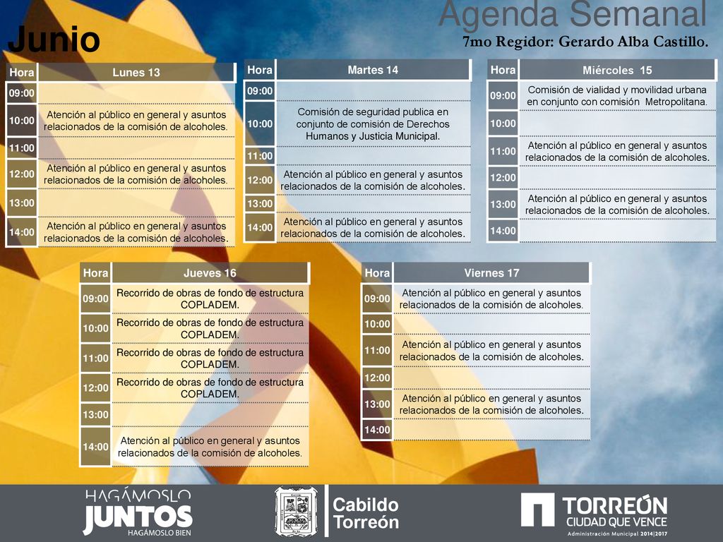 Recorrido de obras de fondo de estructura COPLADEM.