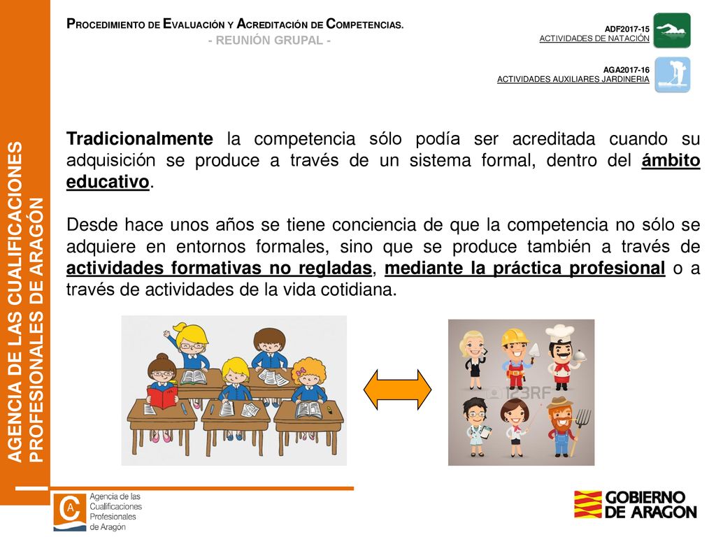 Tradicionalmente la competencia sólo podía ser acreditada cuando su adquisición se produce a través de un sistema formal, dentro del ámbito educativo.