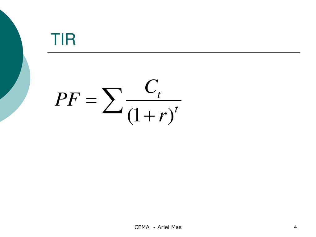 TIR CEMA - Ariel Mas