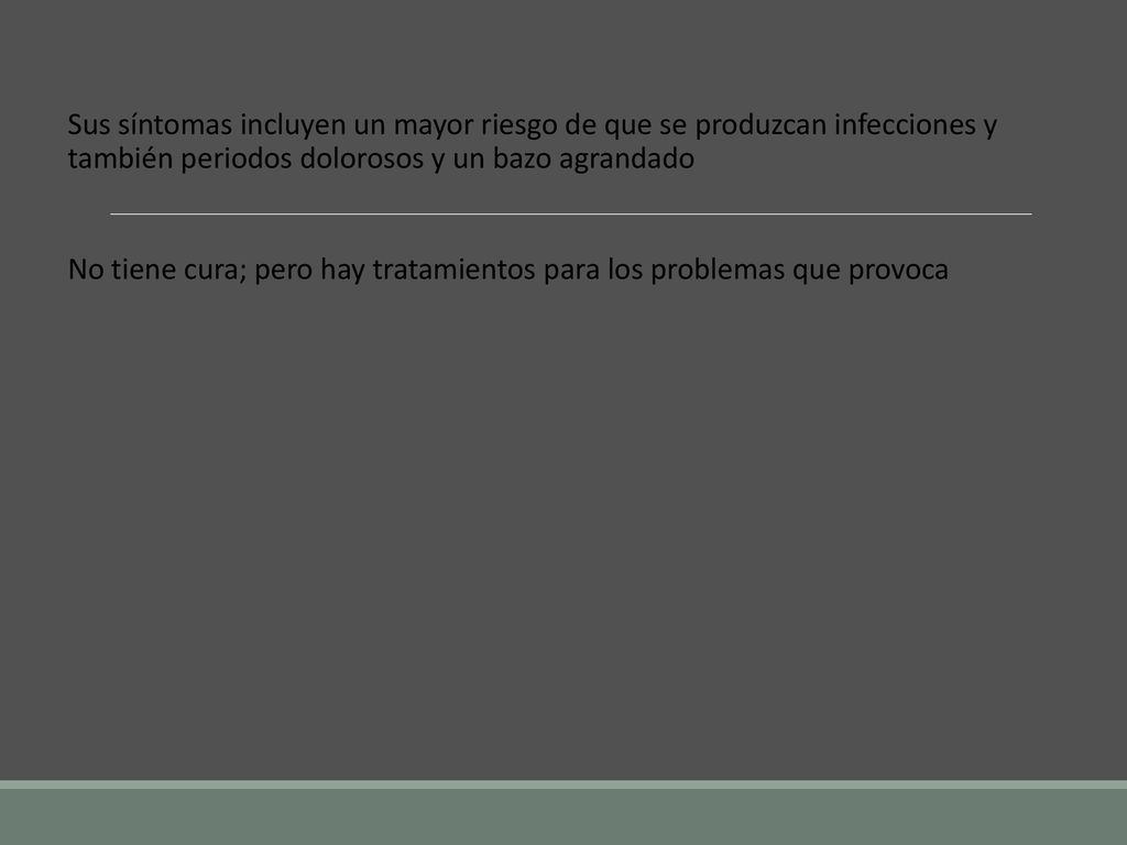 Sus síntomas incluyen un mayor riesgo de que se produzcan infecciones y también periodos dolorosos y un bazo agrandado