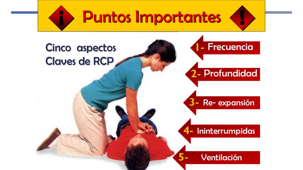 ! ! Puntos Importantes Cinco aspectos Claves de RCP