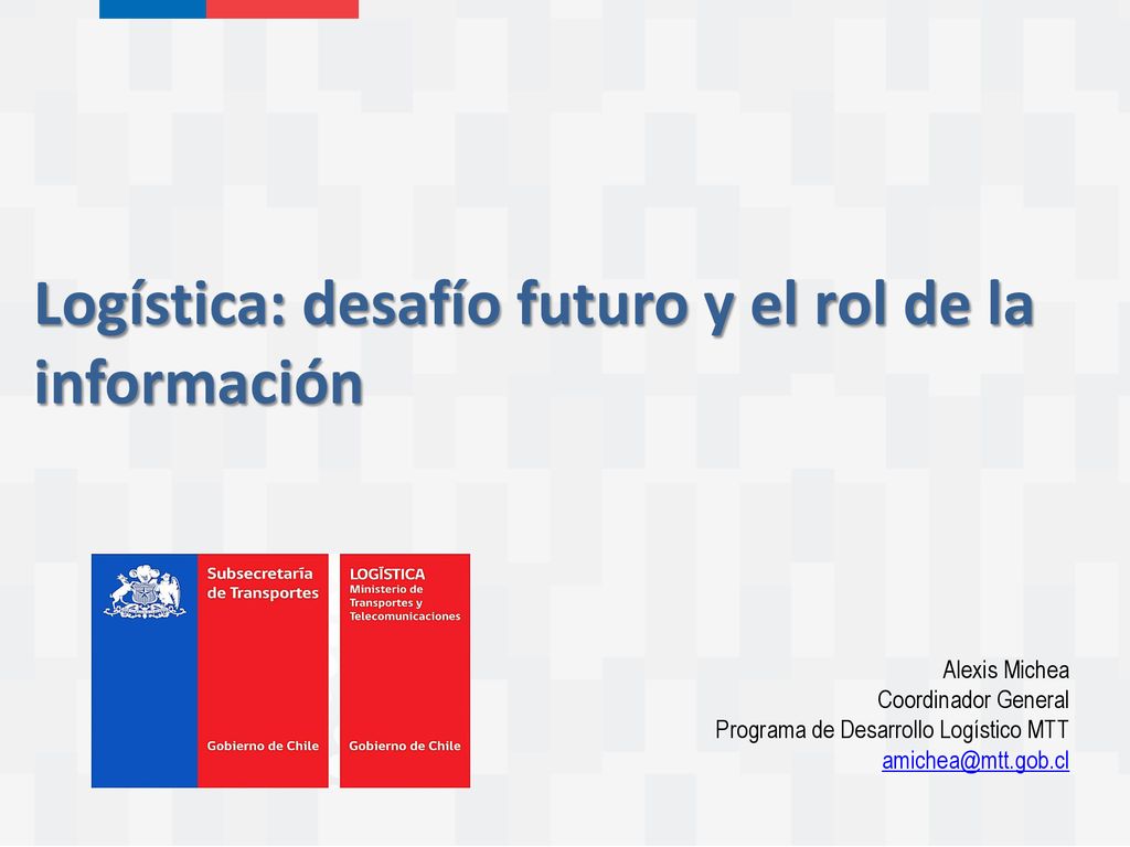 Logística: desafío futuro y el rol de la información