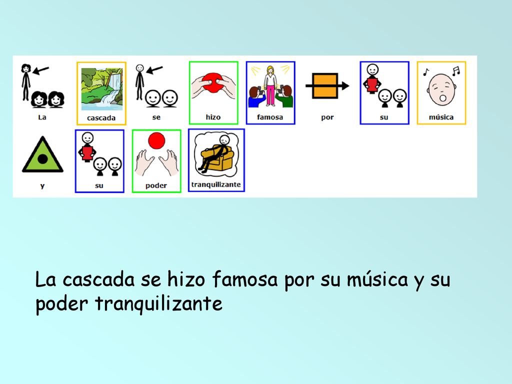 La cascada se hizo famosa por su música y su poder tranquilizante