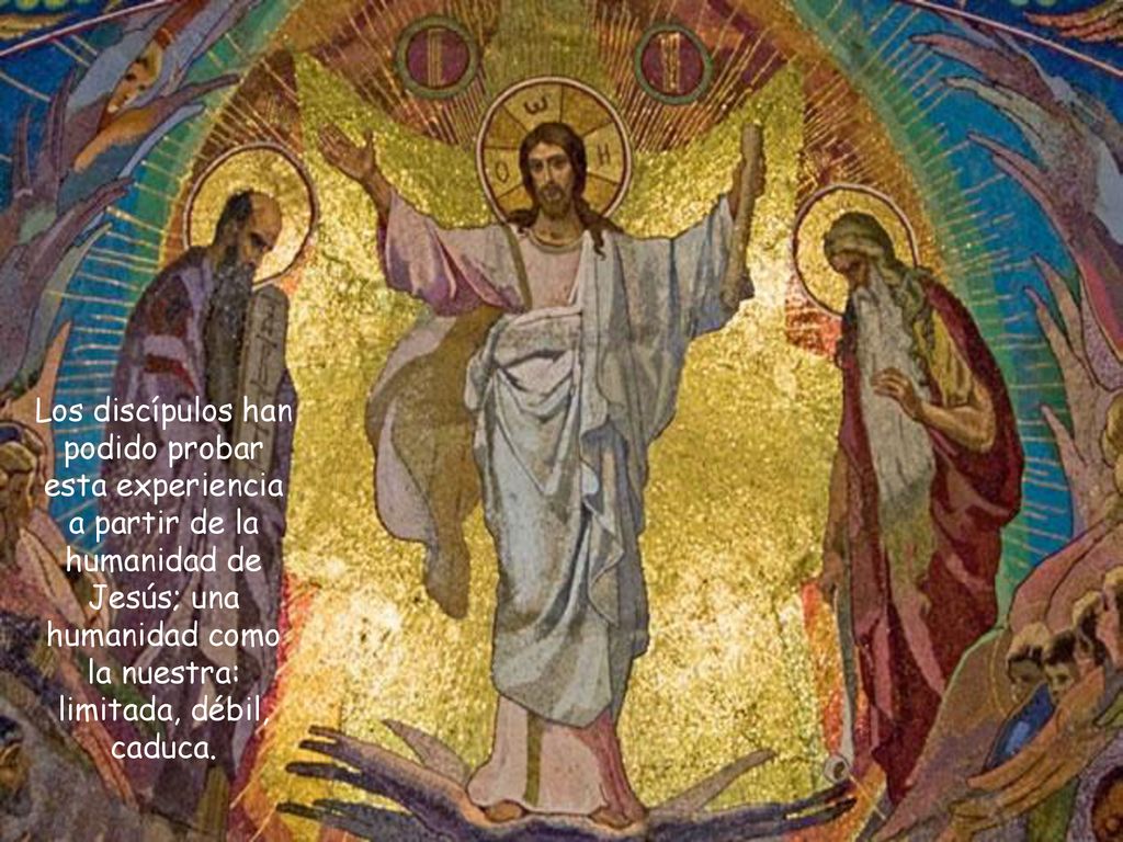Los discípulos han podido probar esta experiencia a partir de la humanidad de Jesús; una humanidad como la nuestra: limitada, débil, caduca.