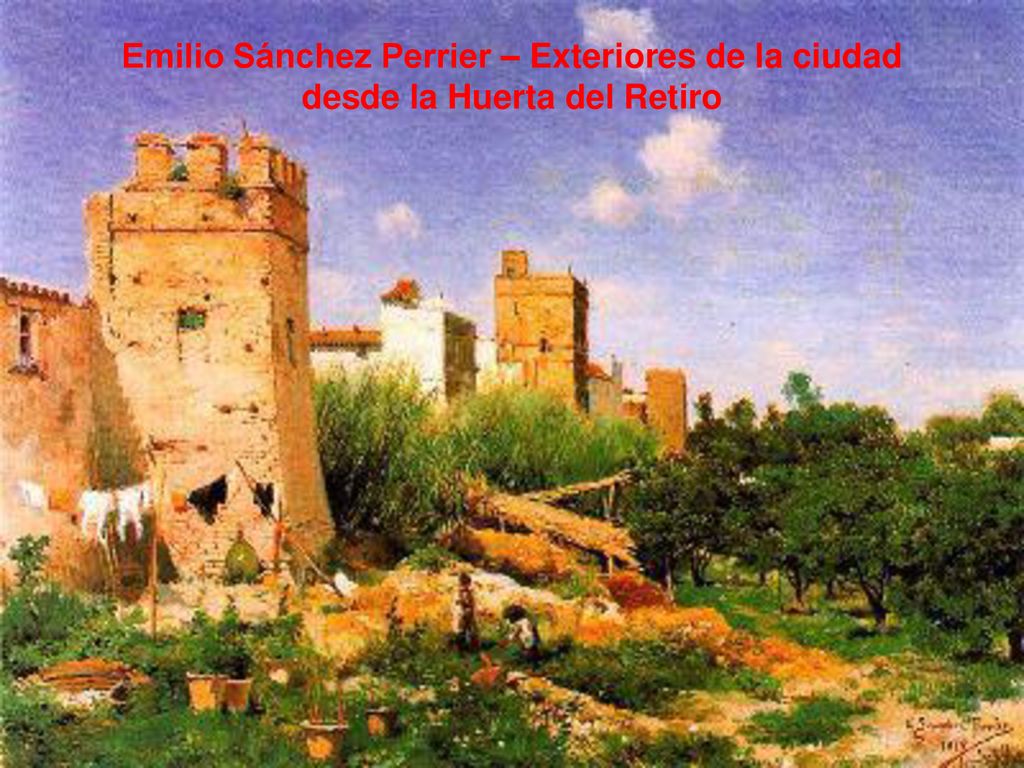 Emilio Sánchez Perrier – Exteriores de la ciudad desde la Huerta del Retiro