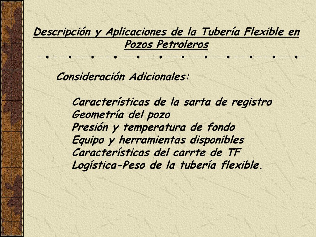 Descripción y Aplicaciones de la Tubería Flexible en Pozos Petroleros