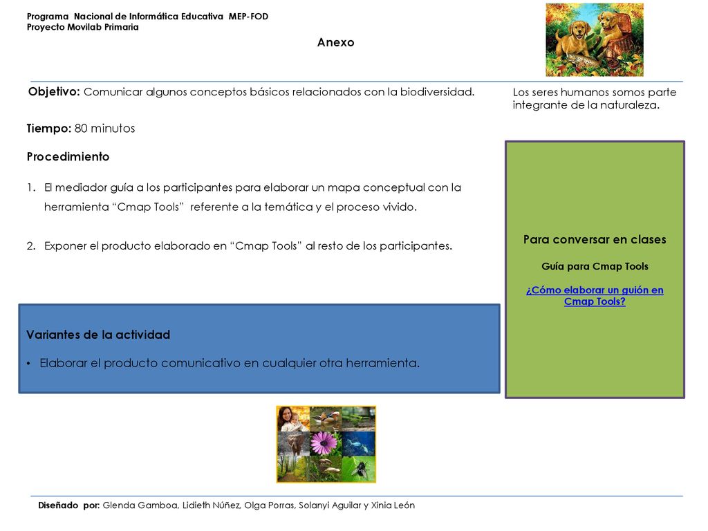 Para conversar en clases ¿Cómo elaborar un guión en Cmap Tools