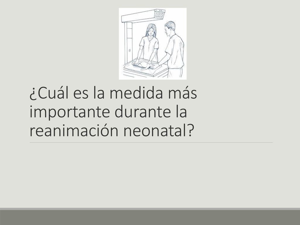 ¿Cuál es la medida más importante durante la reanimación neonatal
