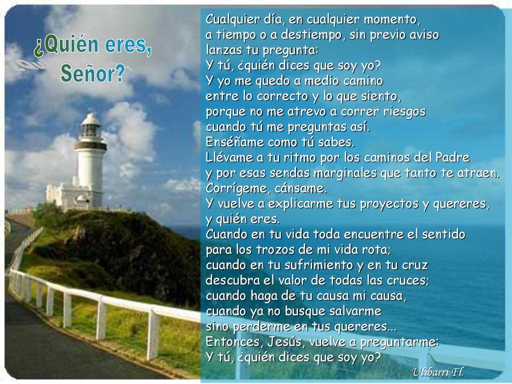 Cualquier día, en cualquier momento, a tiempo o a destiempo, sin previo aviso lanzas tu pregunta: