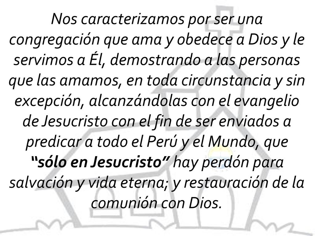 Iglesia EVANGELICA PENTECOSTAL DE JESUCRISTO En El PERU - ppt descargar