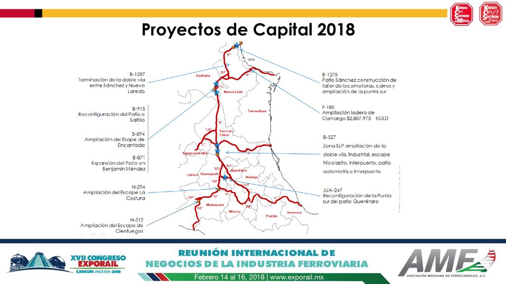 Proyectos de Capital 2018 Ampliación de laderos en el Distrito de Caltzontzin, Cienfuegos y La Costura.