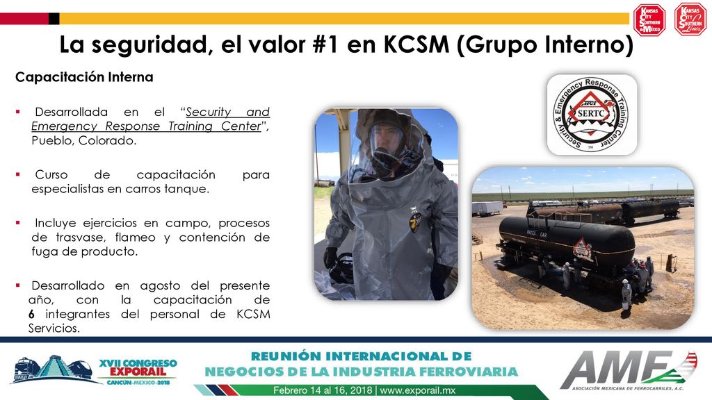 La seguridad, el valor #1 en KCSM (Grupo Interno)