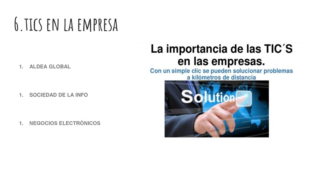 6.tics en la empresa ALDEA GLOBAL SOCIEDAD DE LA INFO