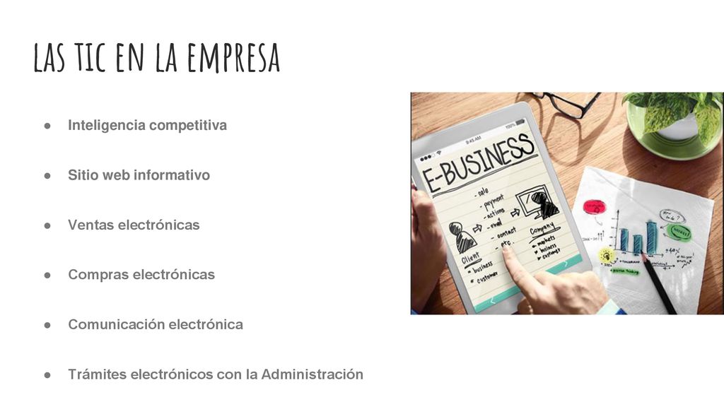 las tic en la empresa Inteligencia competitiva Sitio web informativo