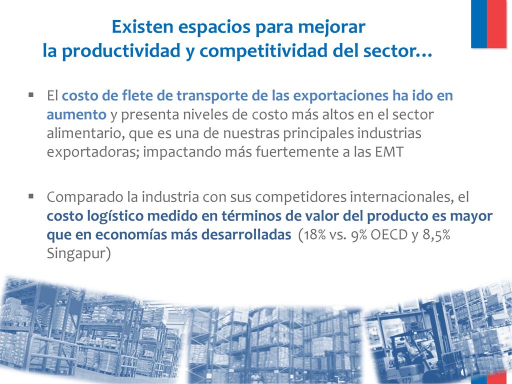 Existen espacios para mejorar la productividad y competitividad del sector…