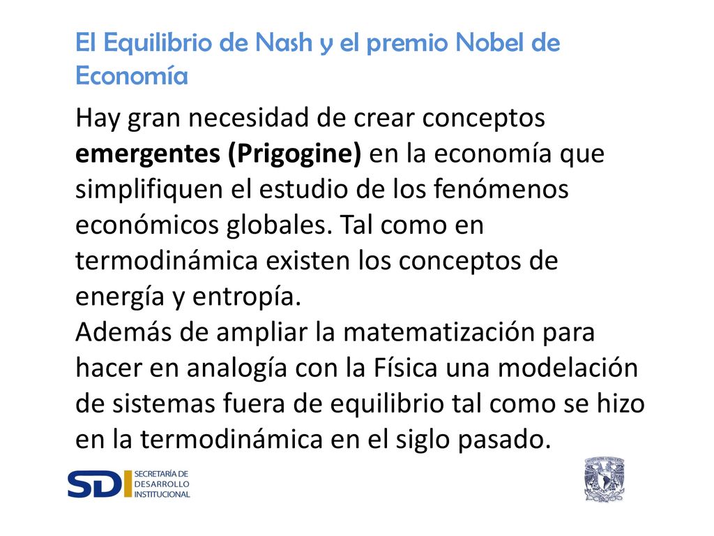 El Equilibrio de Nash y el premio Nobel de Economía