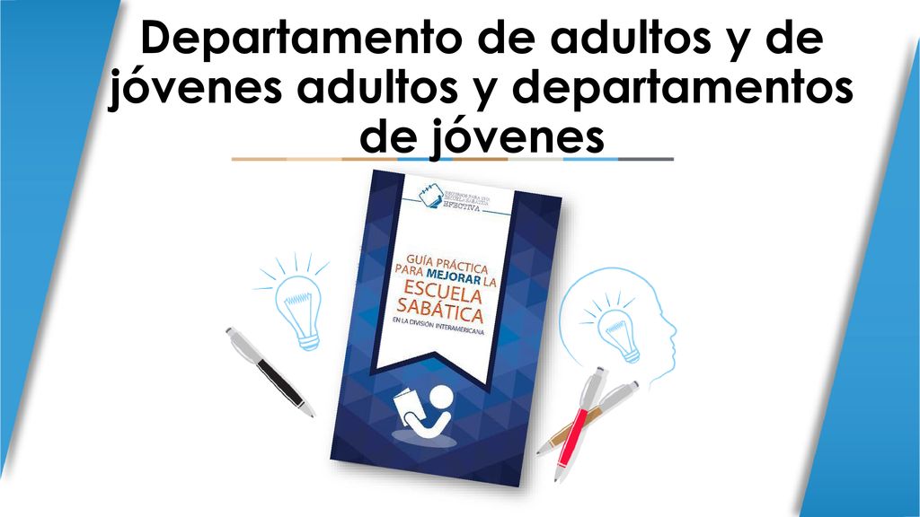 Departamento de adultos y de jóvenes adultos y departamentos de jóvenes