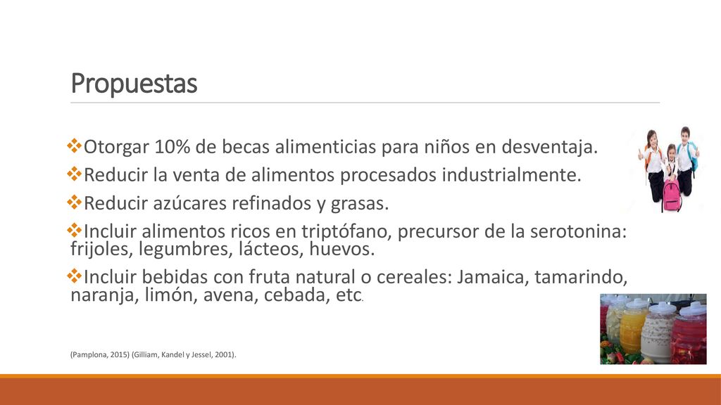 Propuestas Otorgar 10% de becas alimenticias para niños en desventaja.