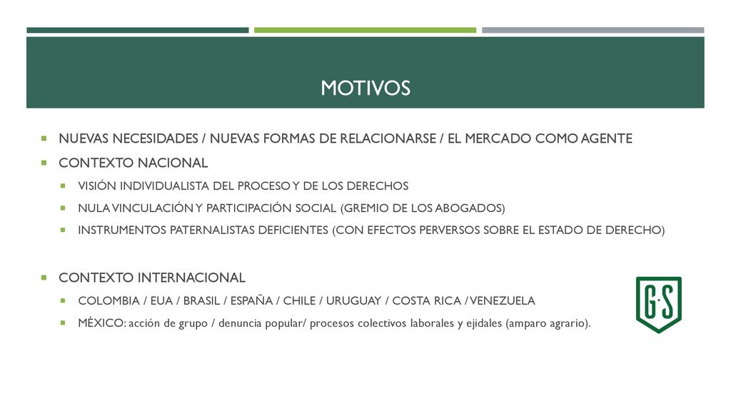 MOTIVOS NUEVAS NECESIDADES / NUEVAS FORMAS DE RELACIONARSE / EL MERCADO COMO AGENTE. CONTEXTO NACIONAL.
