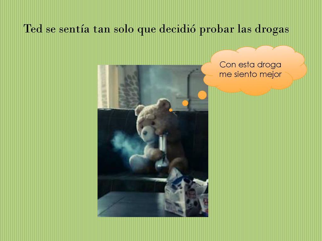 Ted se sentía tan solo que decidió probar las drogas